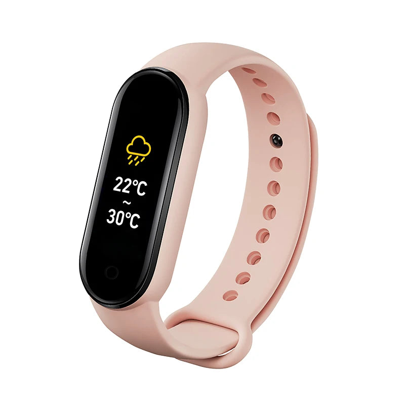 M6 Fitness Smartwatch with Heart & BP Monitor