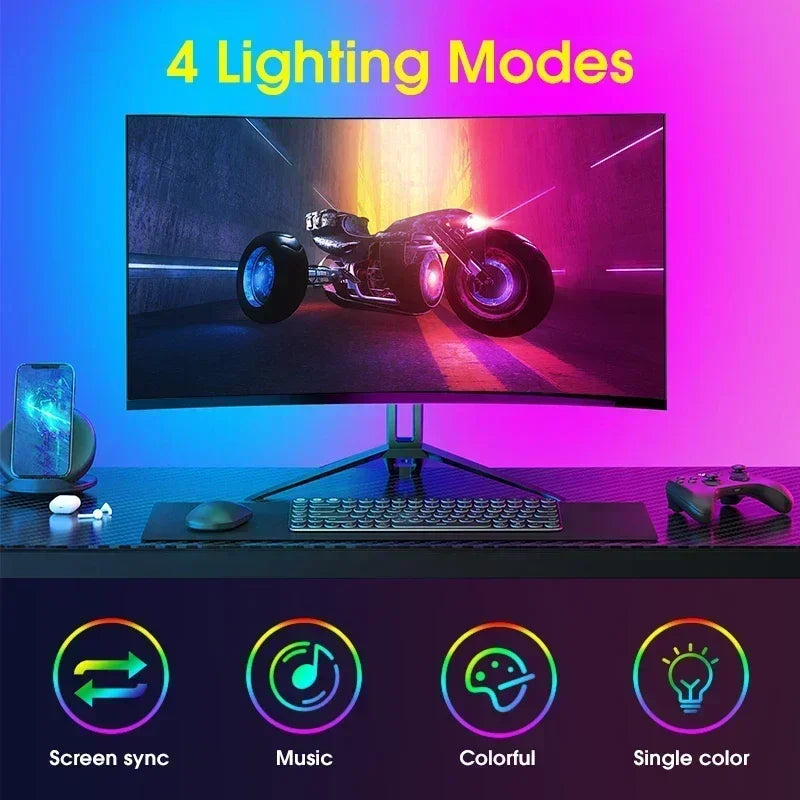 Smart Neon LED Strip Light with App Control