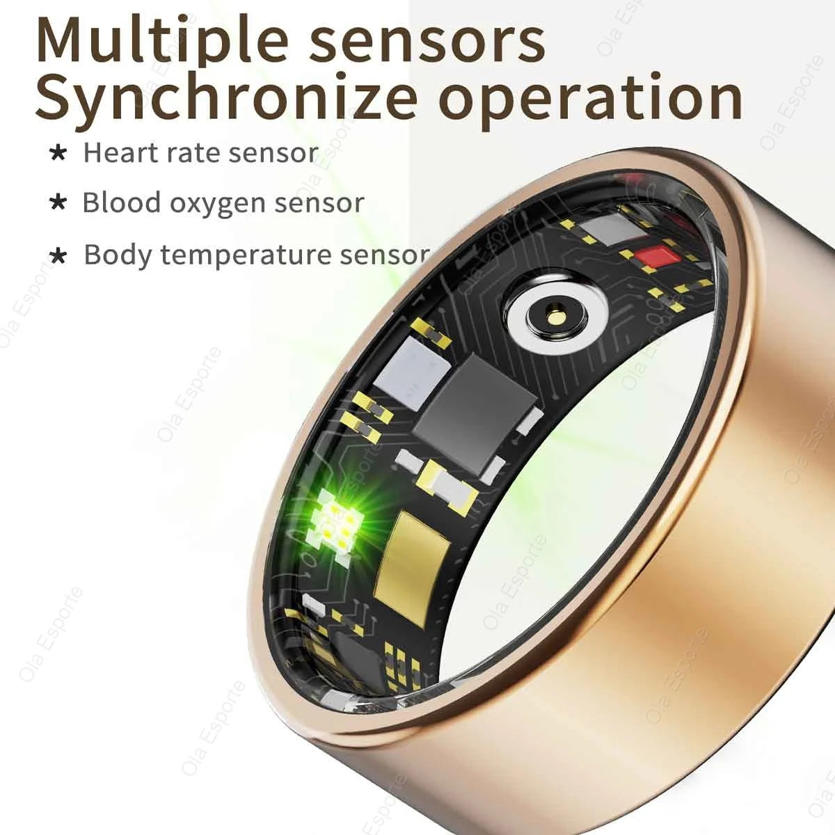 Smart Ring Bluetooth Heart Rate & Sleep Monitor