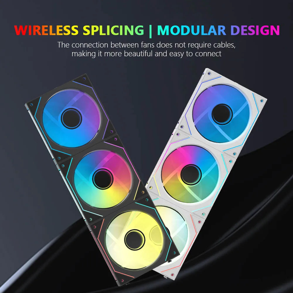 UMPEAK MX120 360mm Modular Wireless Splicing PC Cooling Fan