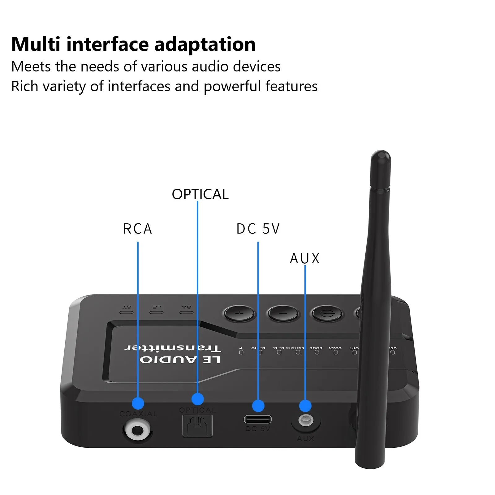 eppfun LE Audio Bluetooth 5.4 Transmitter – AptX Lossless