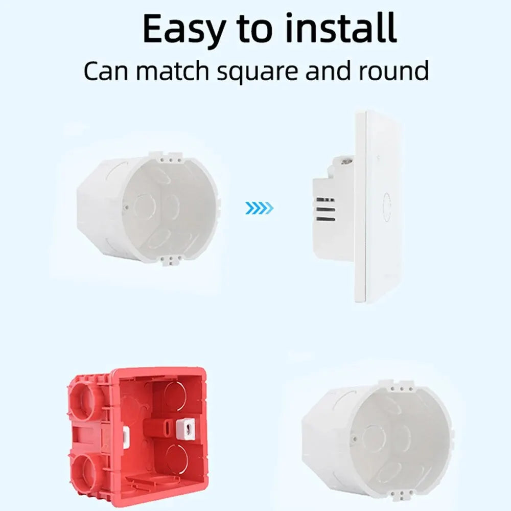 WiFi Smart Touch Light Switch EU 1-4 Gang