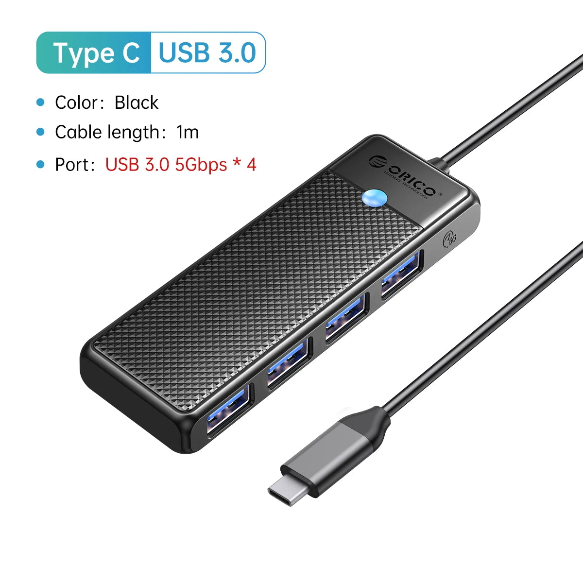ORICO Type-C USB 3.0 Hub (4-Port)