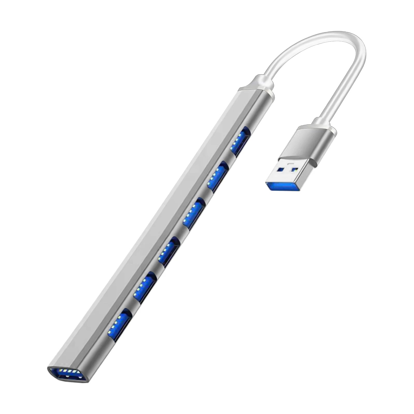USB 3.0 HUB USB 2.0 HUB USB C HUB Type C HUB Multi Splitter High Speed 5Gbps For PC Computer Multiport USB A HUB Port 7 Ports