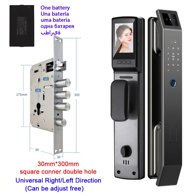 3D Face Recognition Digital Door Lock with Camera