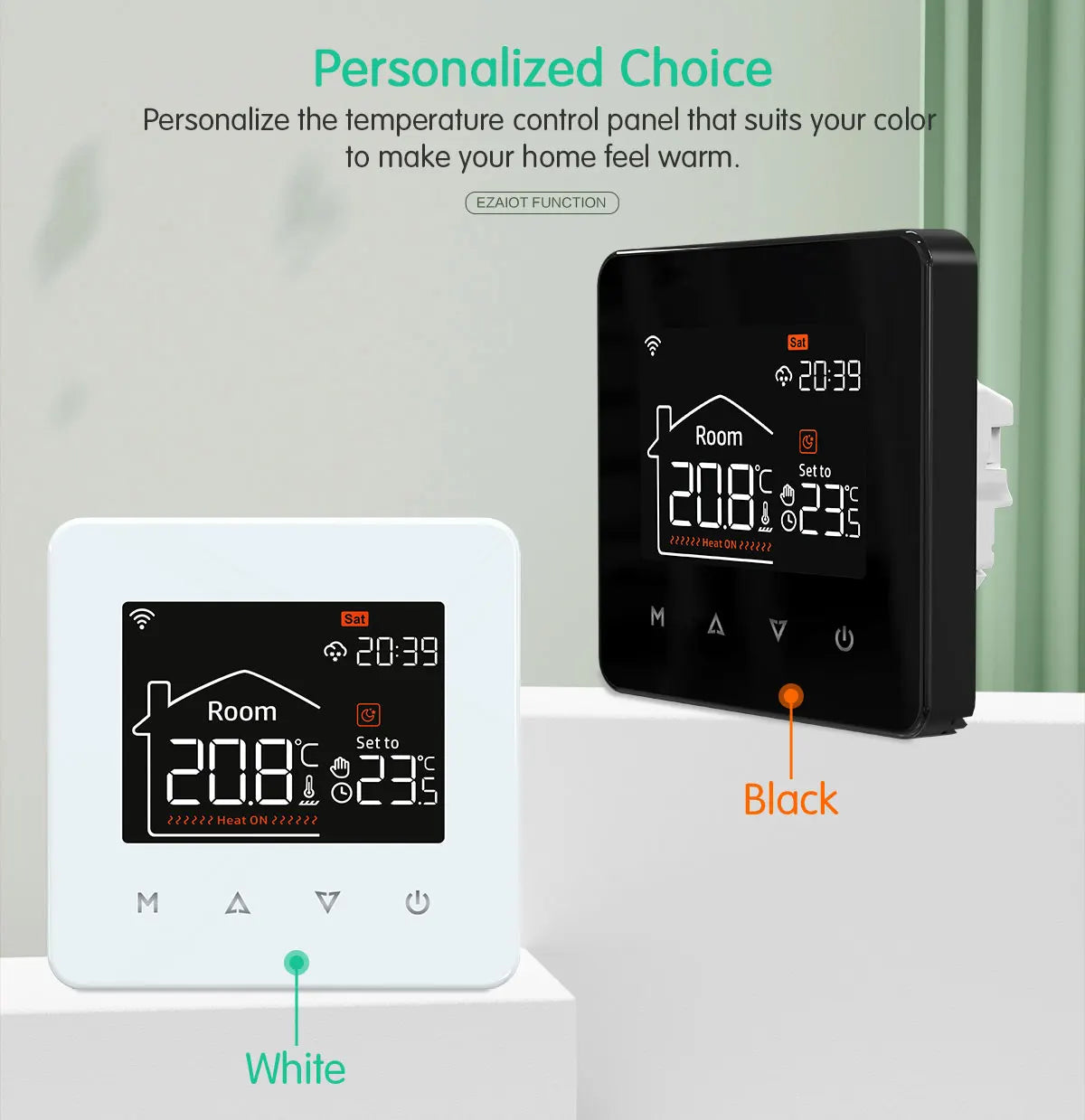 Tuya Smart WiFi Thermostat – Floor Heating & Gas Boiler Compatible