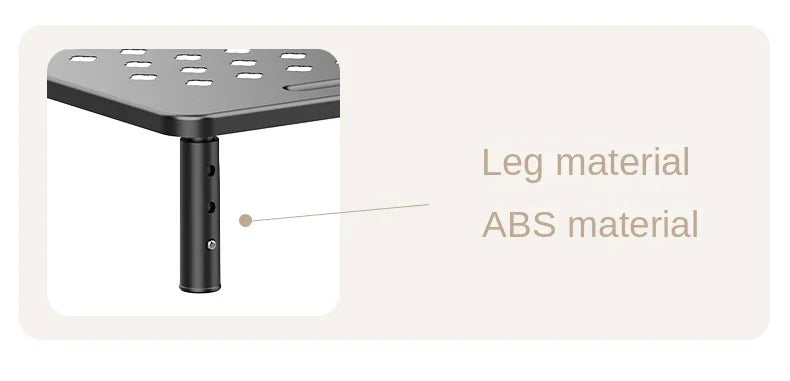 Adjustable Monitor Stand with Storage