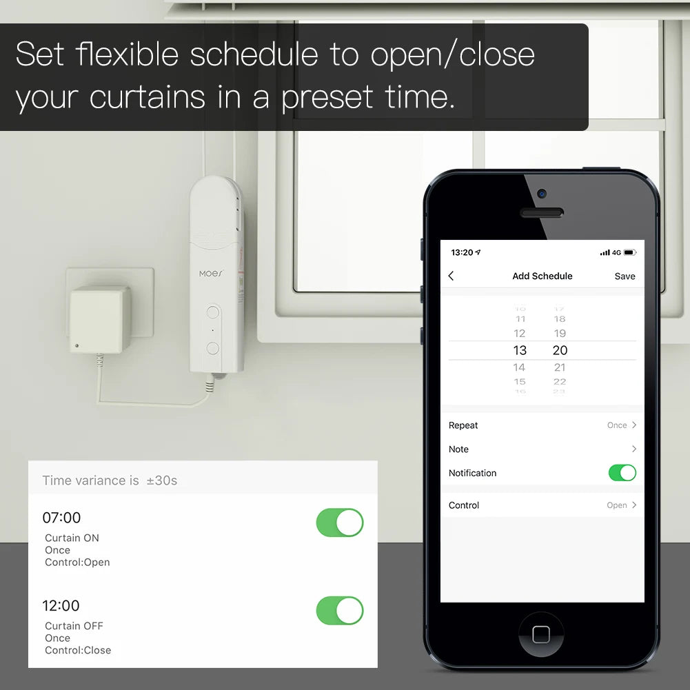 ZigBee Smart Roller Blind Motor – Tuya & Voice Control