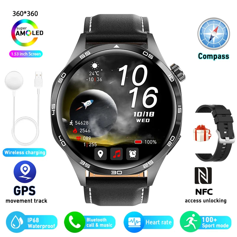 HUAWEI GT5 Pro 2024 GPS NFC Smartwatch